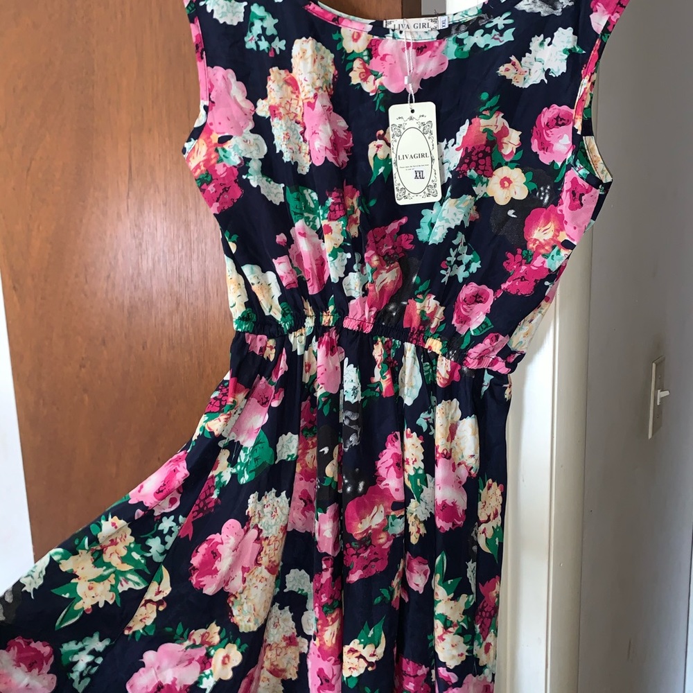 Floral woman dress